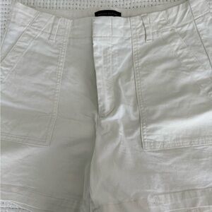 Banana Republic Women's  White chino utility Shorts